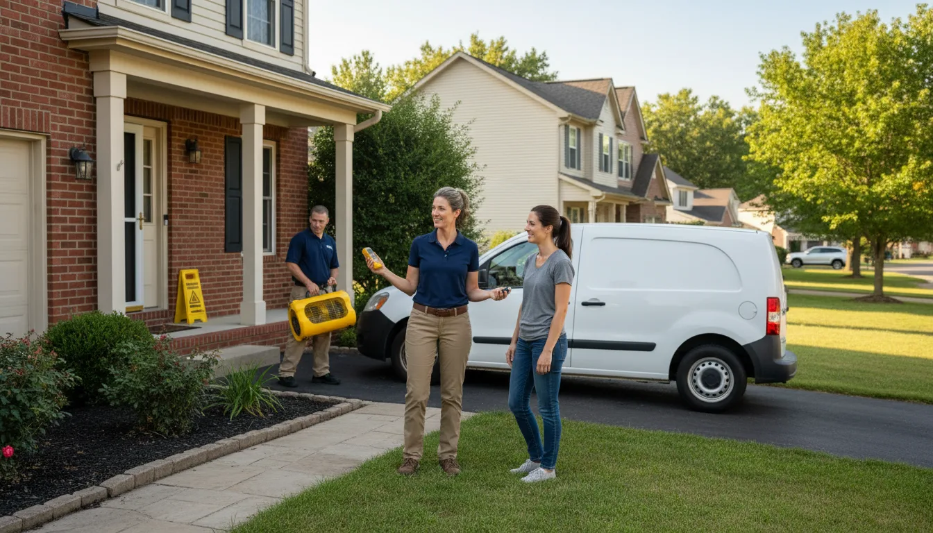 Residential water damage restoration in Rose Hill, NC